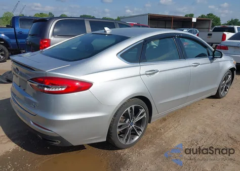 2019 Ford Fusion Titanium from USA, damaged, VIN 3FA6P0D92KR184848